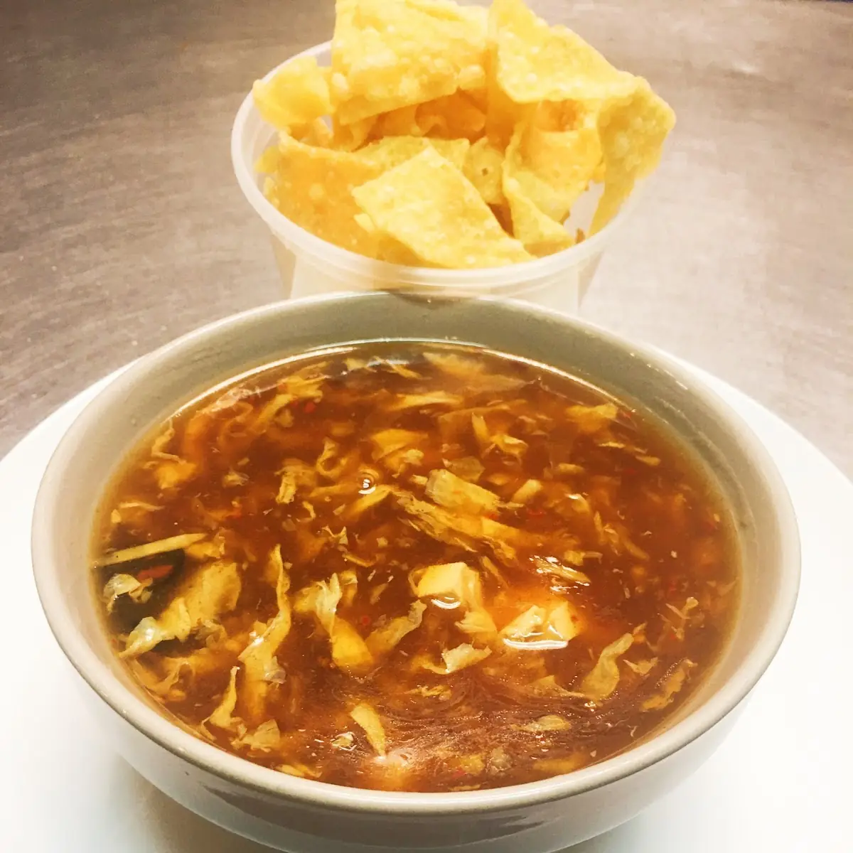 hot & sour soup 酸辣汤